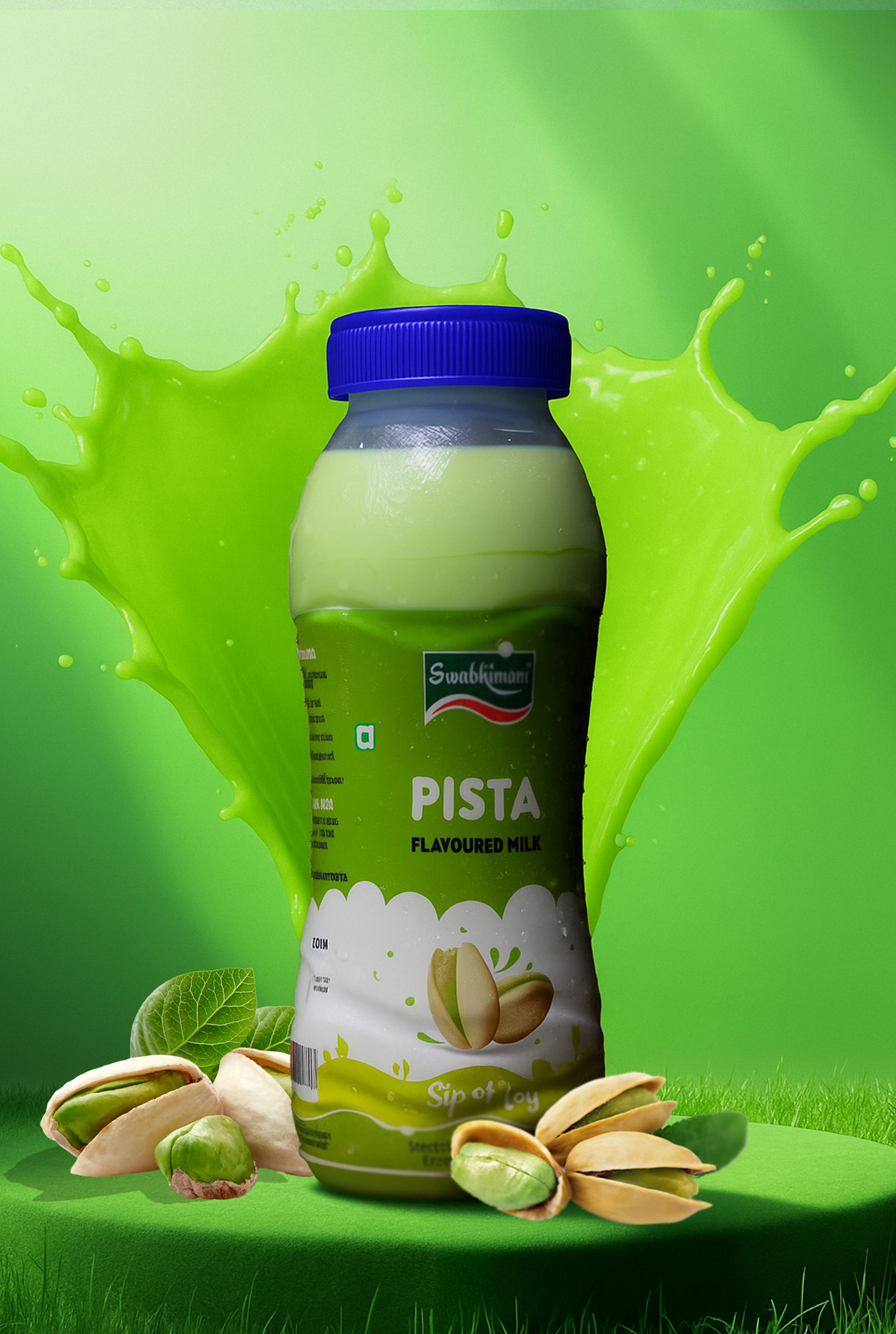 Pista Flavoured Milk